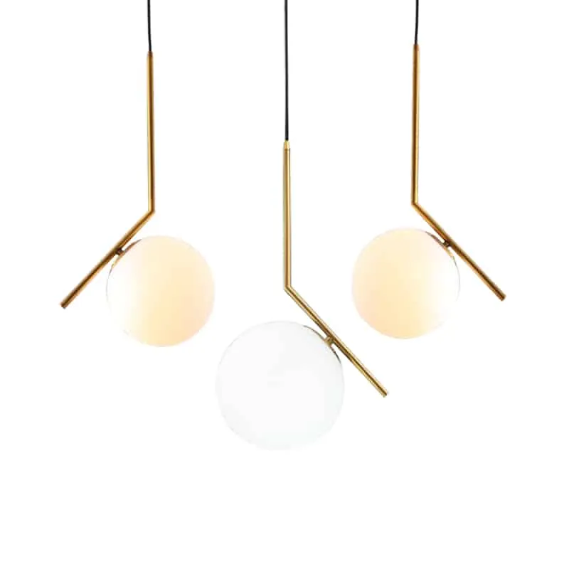 Incana Golden Wand Ball Pendant Lamp