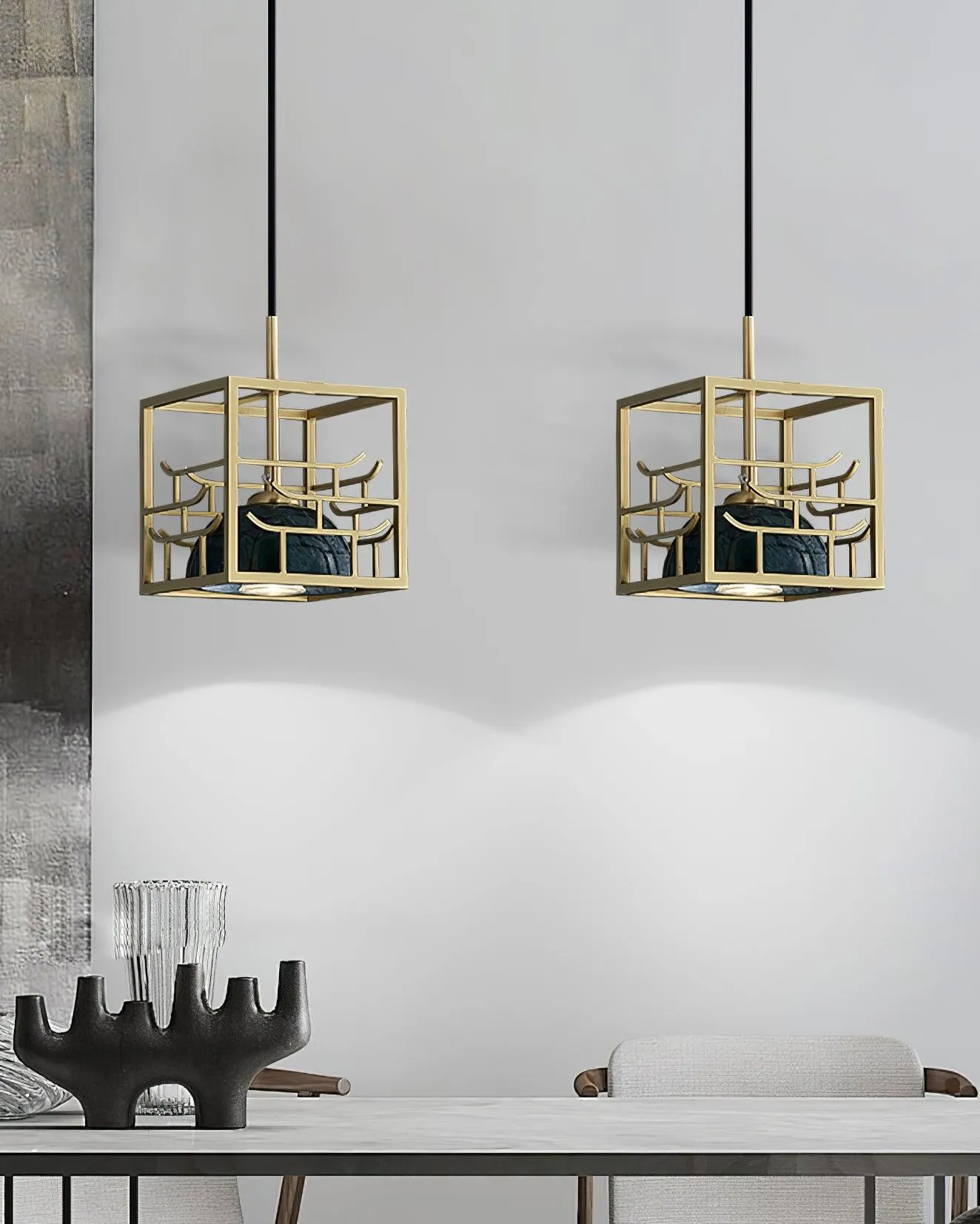 Lantern Square Pendant Lamp