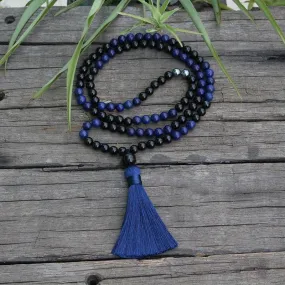 Lapis & Black Onyx Necklace