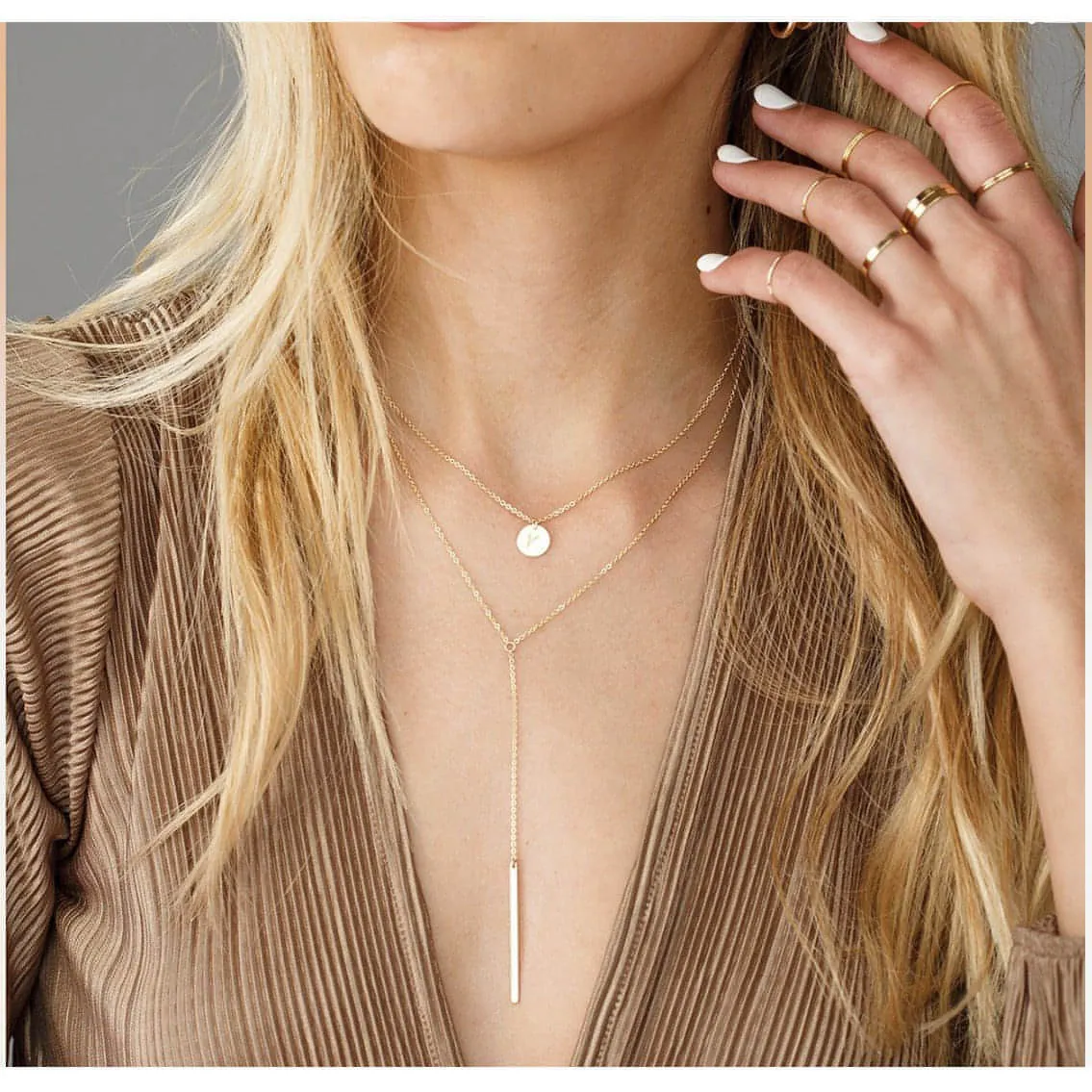 Lariat Long Necklace