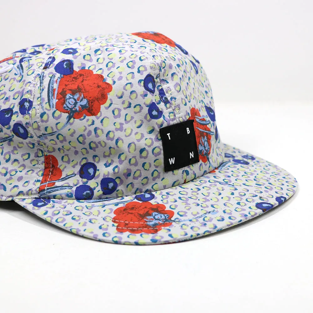 LIBERTY ART PRINT CAP -WHITE-