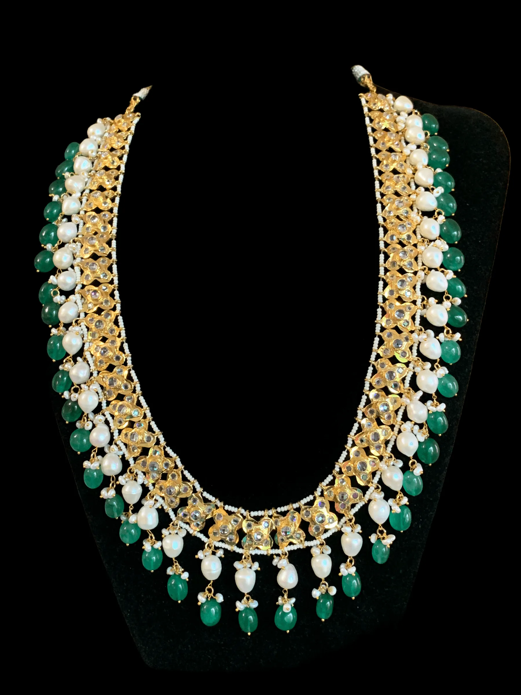 LN74 Mahira long Rani haar with fresh water pearls (READY TO SHIP )