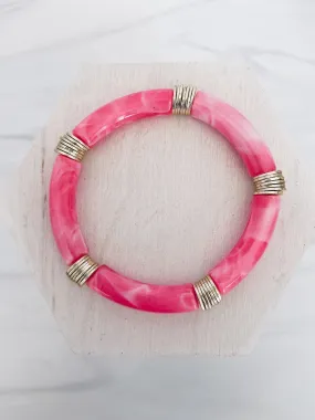 Mac and Ry - Laguna Beach Bracelet in Pink Marble