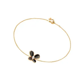 Marquise Butterfly Yellow Gold Small Bracelet