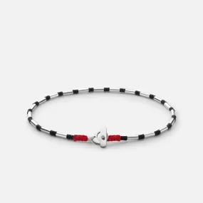 Mercer Onyx Bracelet (Sterling Silver   Black)