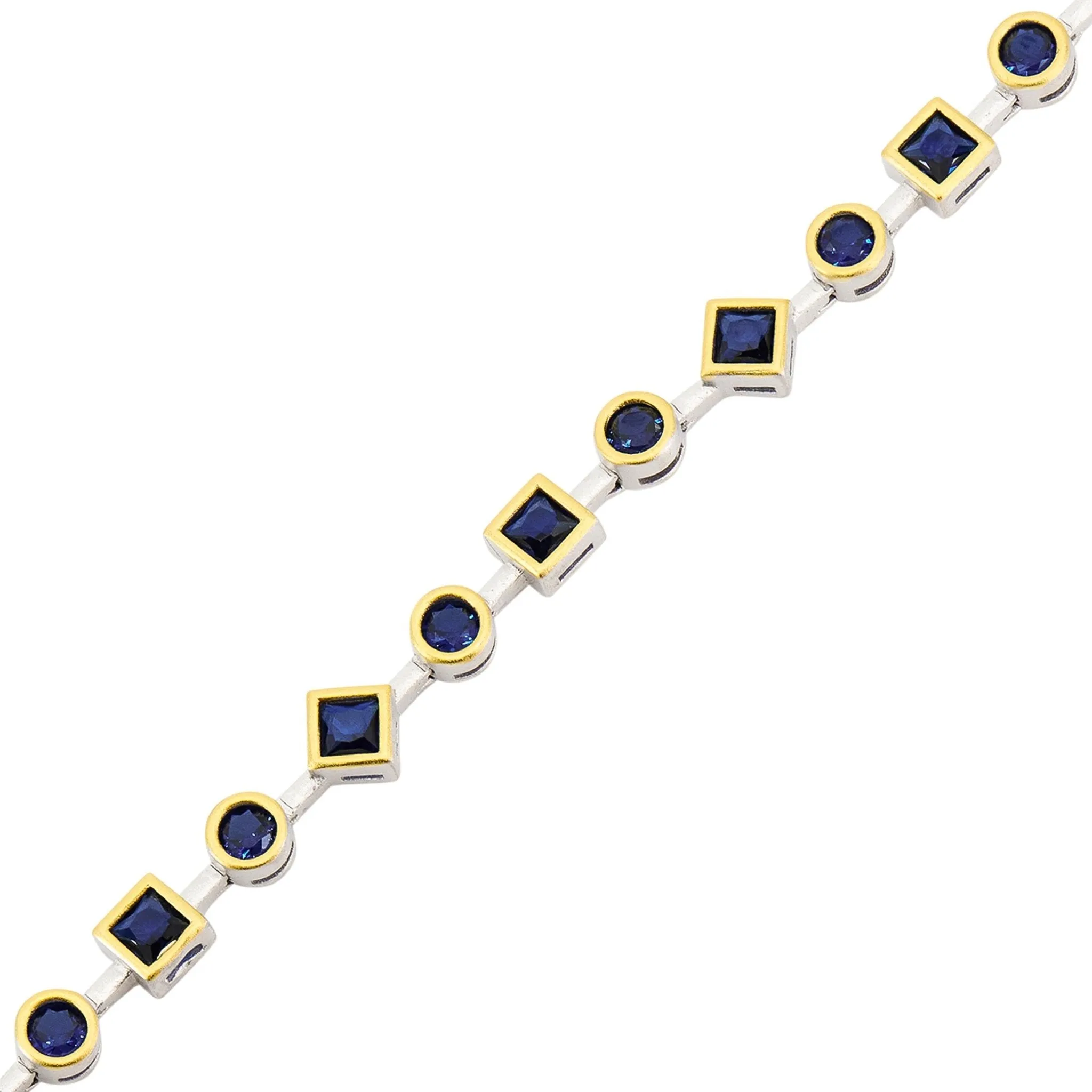 Midnight Mosaic Pavé Toggle Bracelet