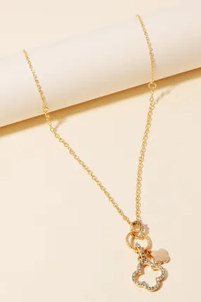 Mini Clover Charm Necklace