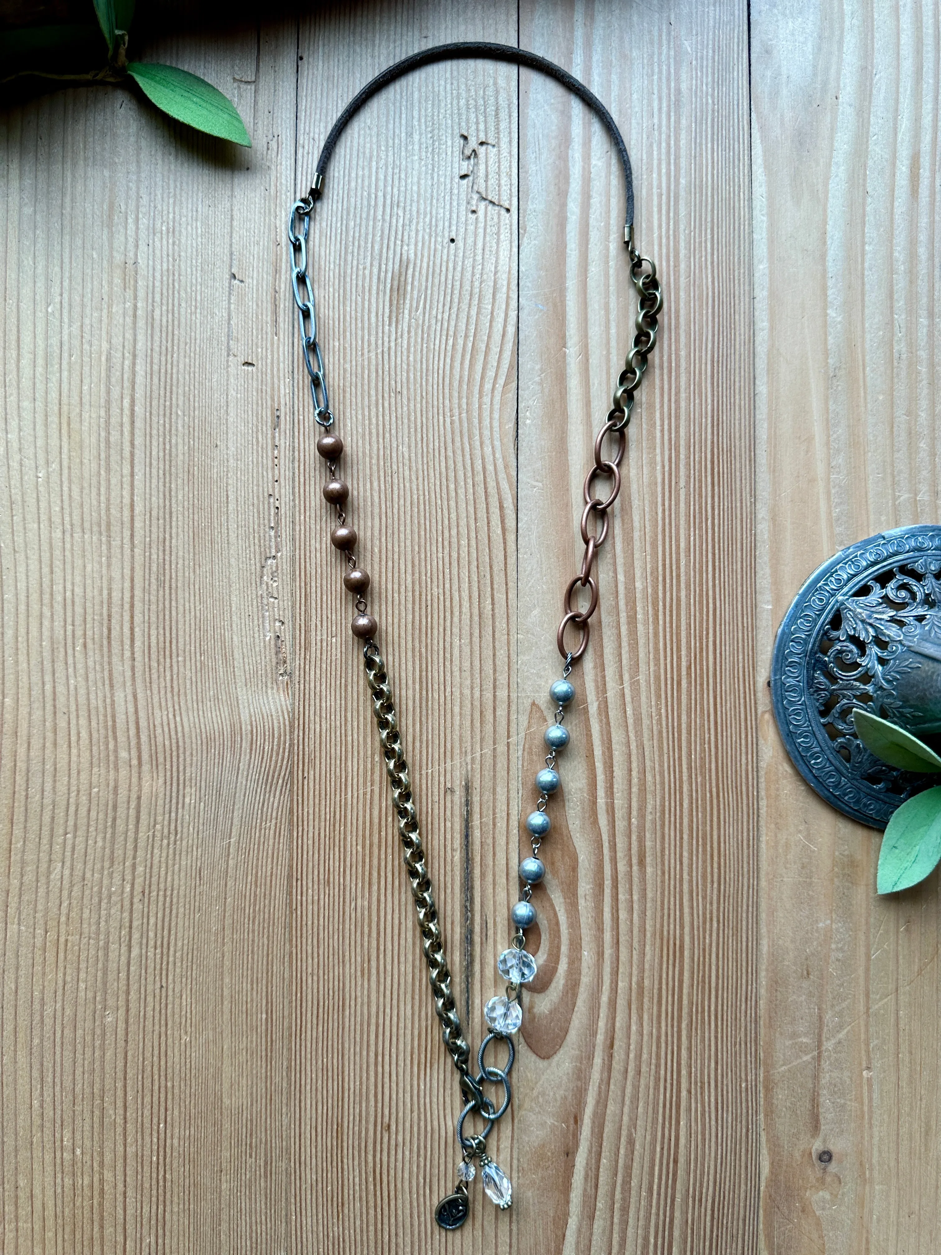 Mixed Metal InterchangeableNecklace