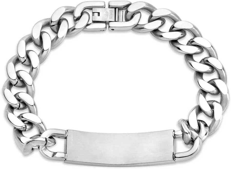 Montana Silversmiths Devoted Faith Cross Cuban Link Bracelet