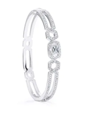 Mosaic Single Ashoka Diamond Bangle