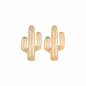 Oly2u 2017 New Fashion Cactus Post Earrings for Women Small Cactus Stud Earrings Party Gift ED122