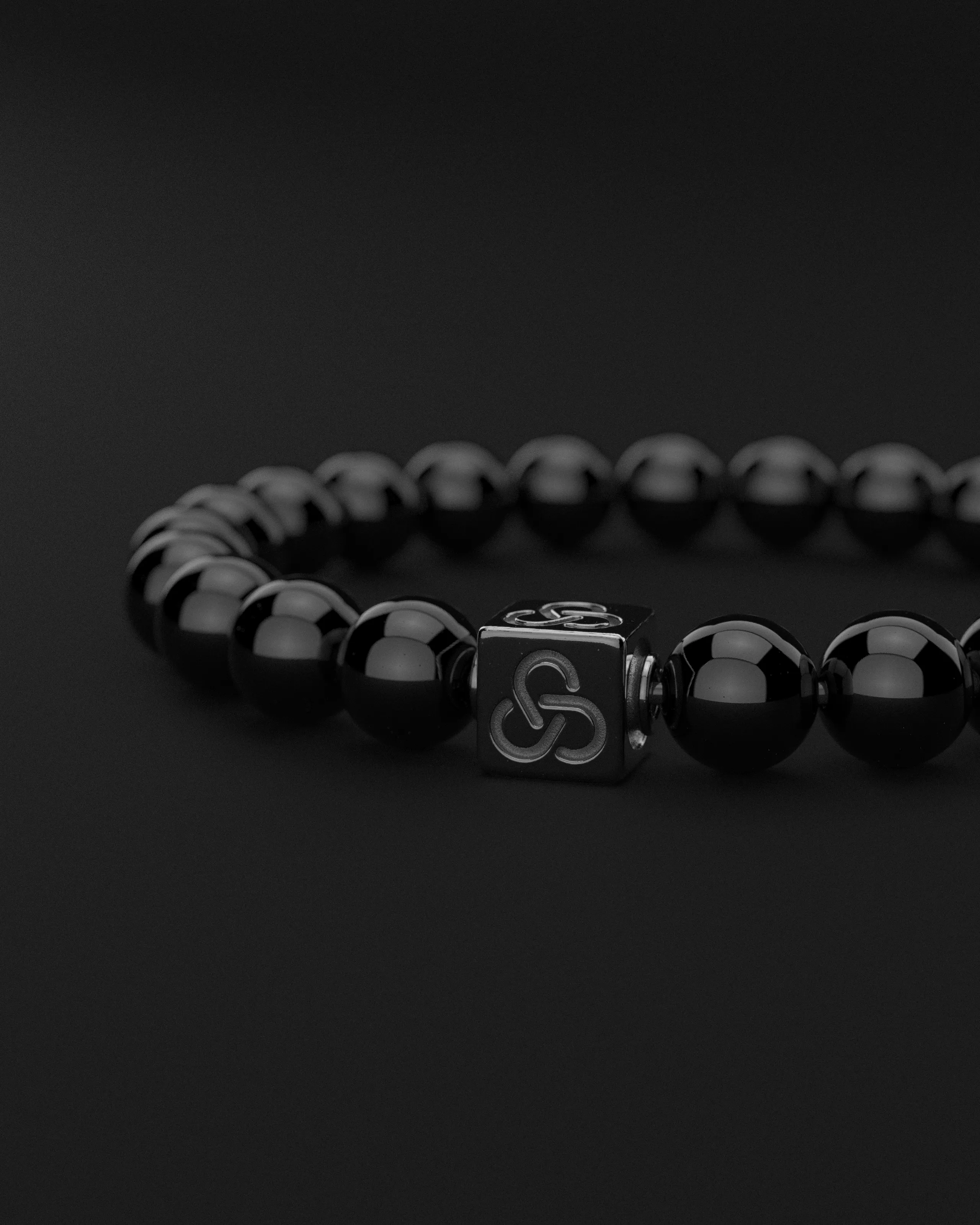 Onyx Bracelet 8mm | Essential by Seekers Men's Jewelry