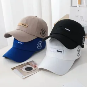 Outdoor Sport Baseball Cap Fashion Letters Embroidered Patch Design Cap Adjustable Men Women Cap Fashion Hip Hop Hat