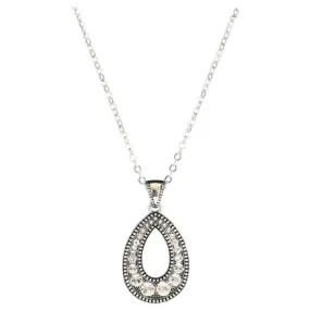 Oval Pendant Necklace