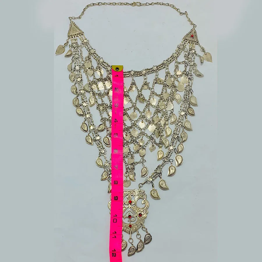 Oversized Gypsy Long Multi-Strand Necklace