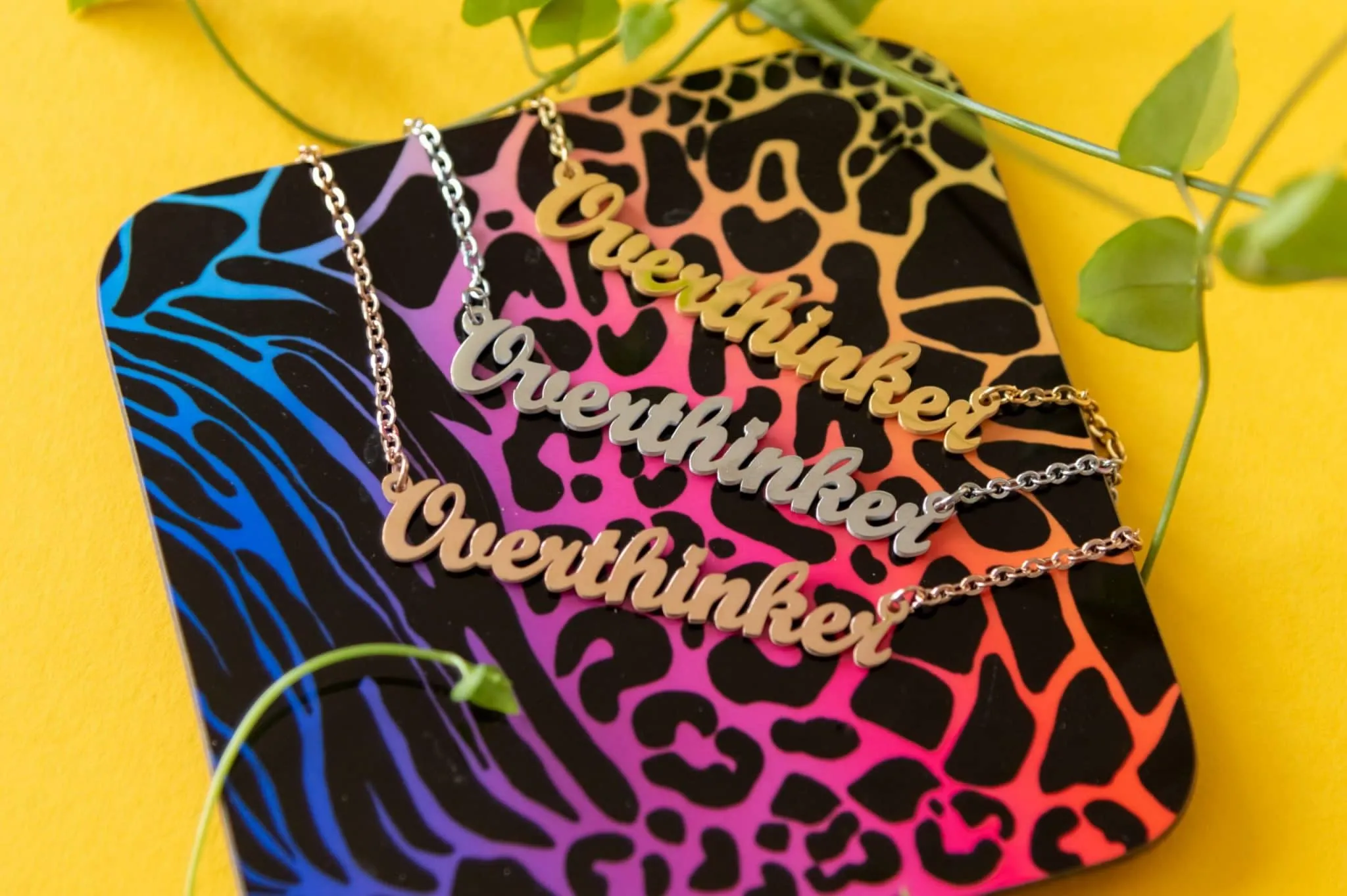 Overthinker necklace