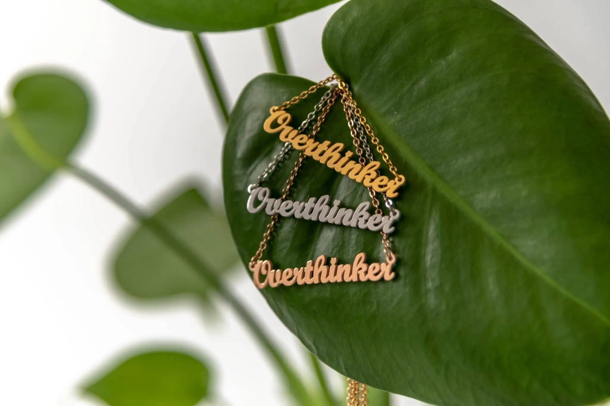 Overthinker necklace