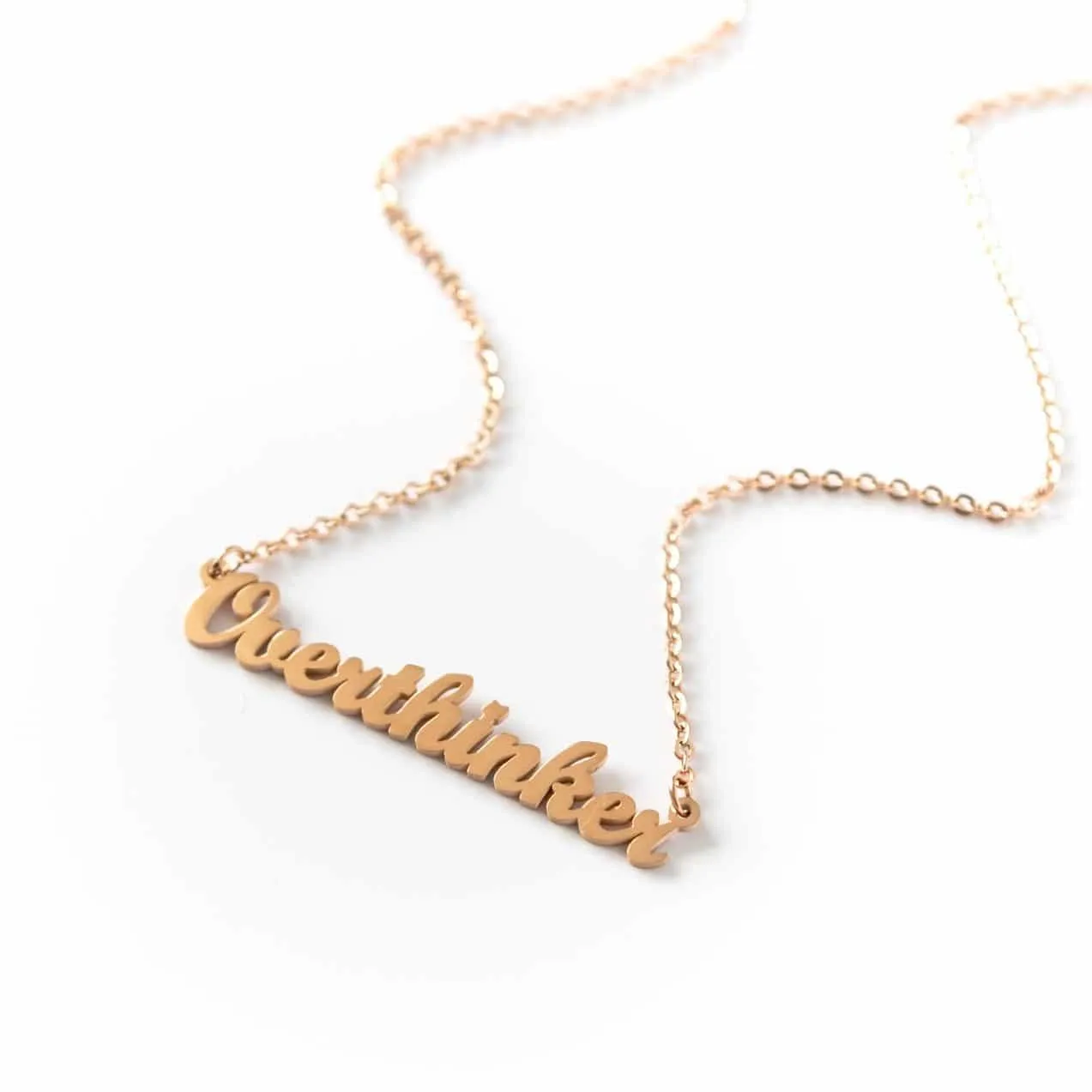 Overthinker necklace