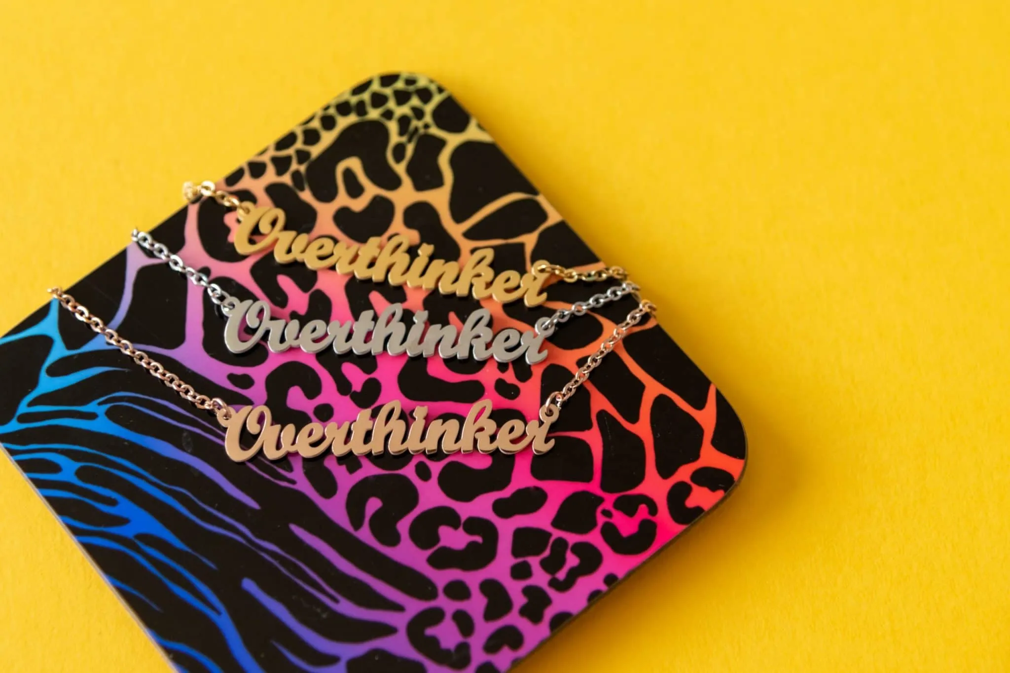 Overthinker necklace