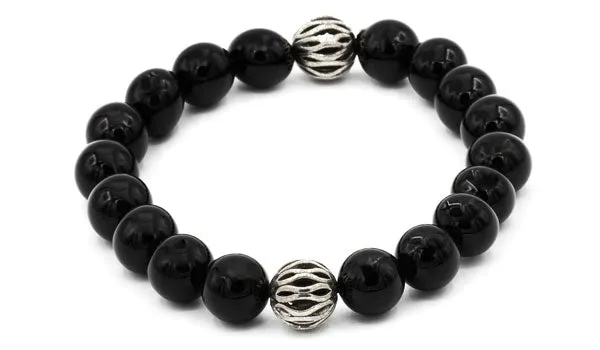 Premium Onyx Abacus Natural Gemstone Bracelet