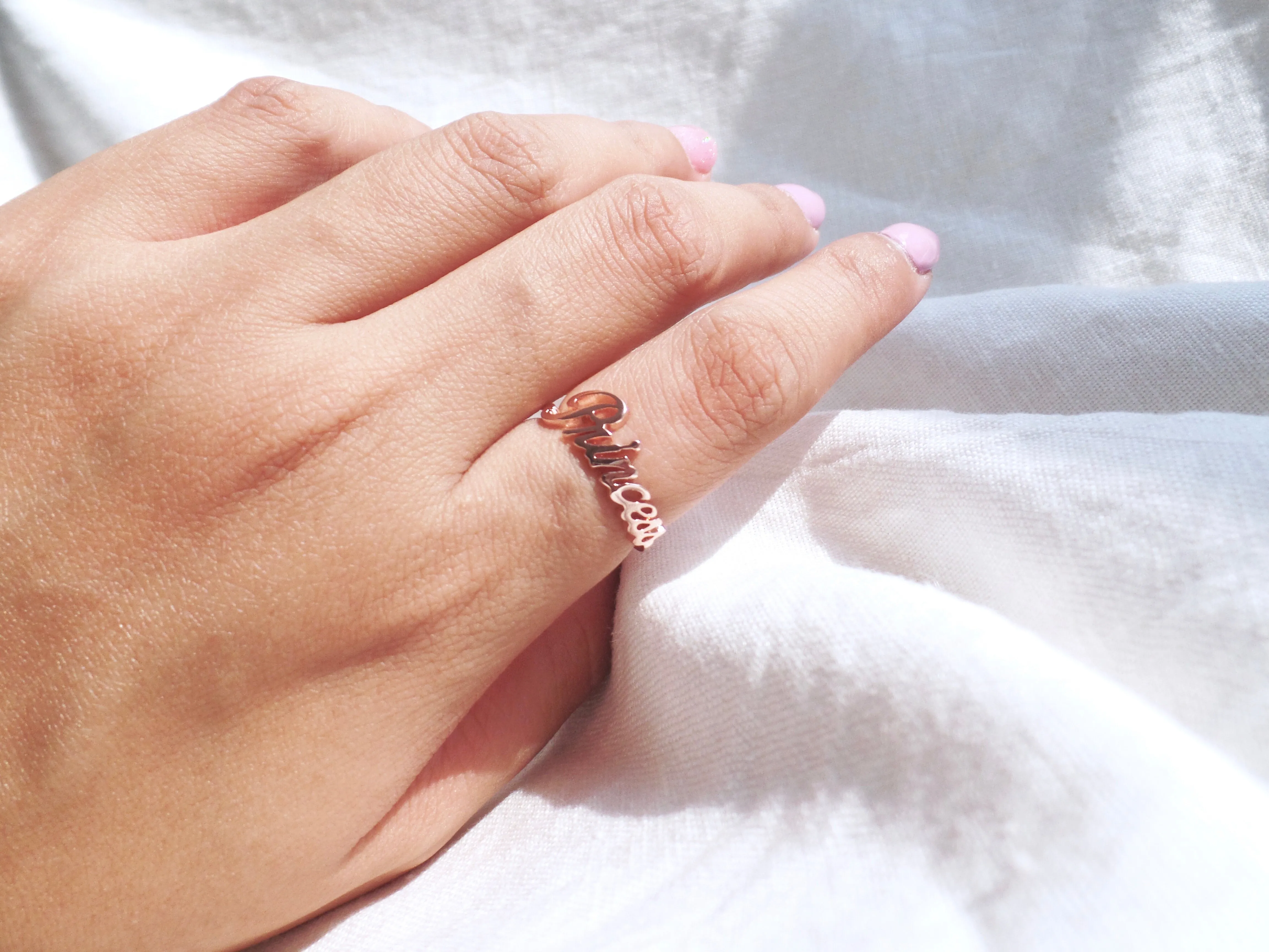 Princess Ring in Rose Gold