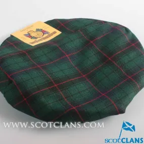 Pure Wool Golf Cap in Davidson Modern Tartan