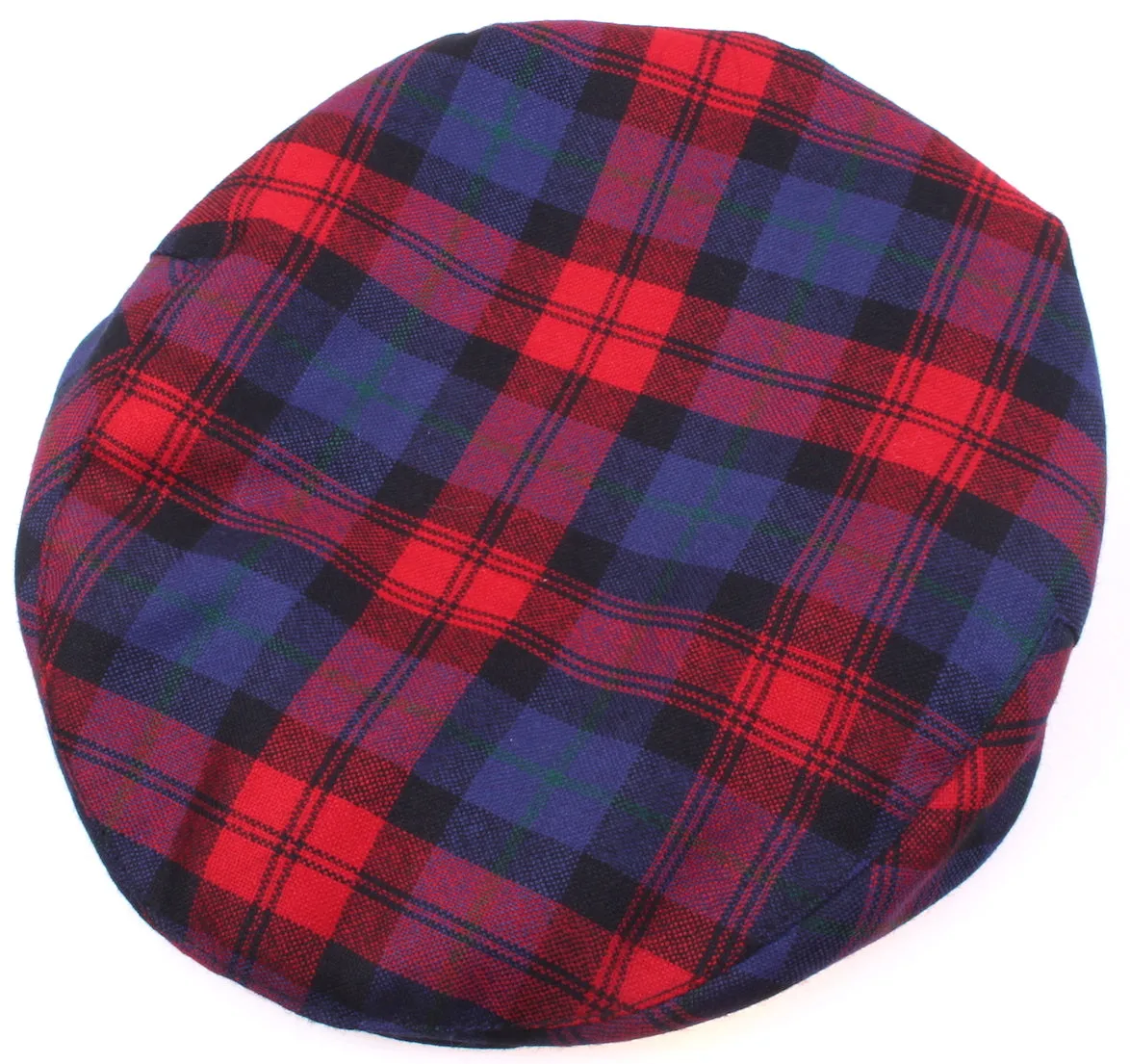 Pure Wool Golf Cap in MacLachlan Modern Tartan