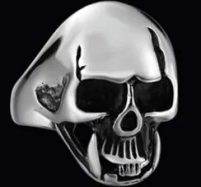 R150 Stainless Steel Cool Biker Skull Biker Ring