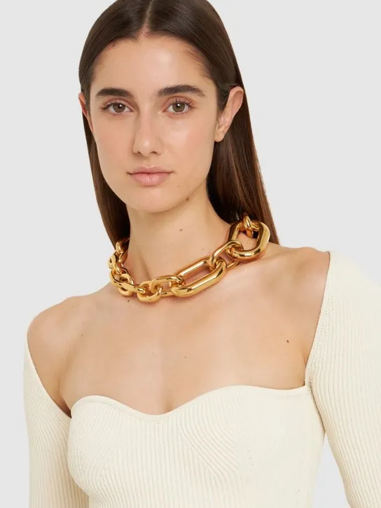 Rabanne   XL link collar necklace 