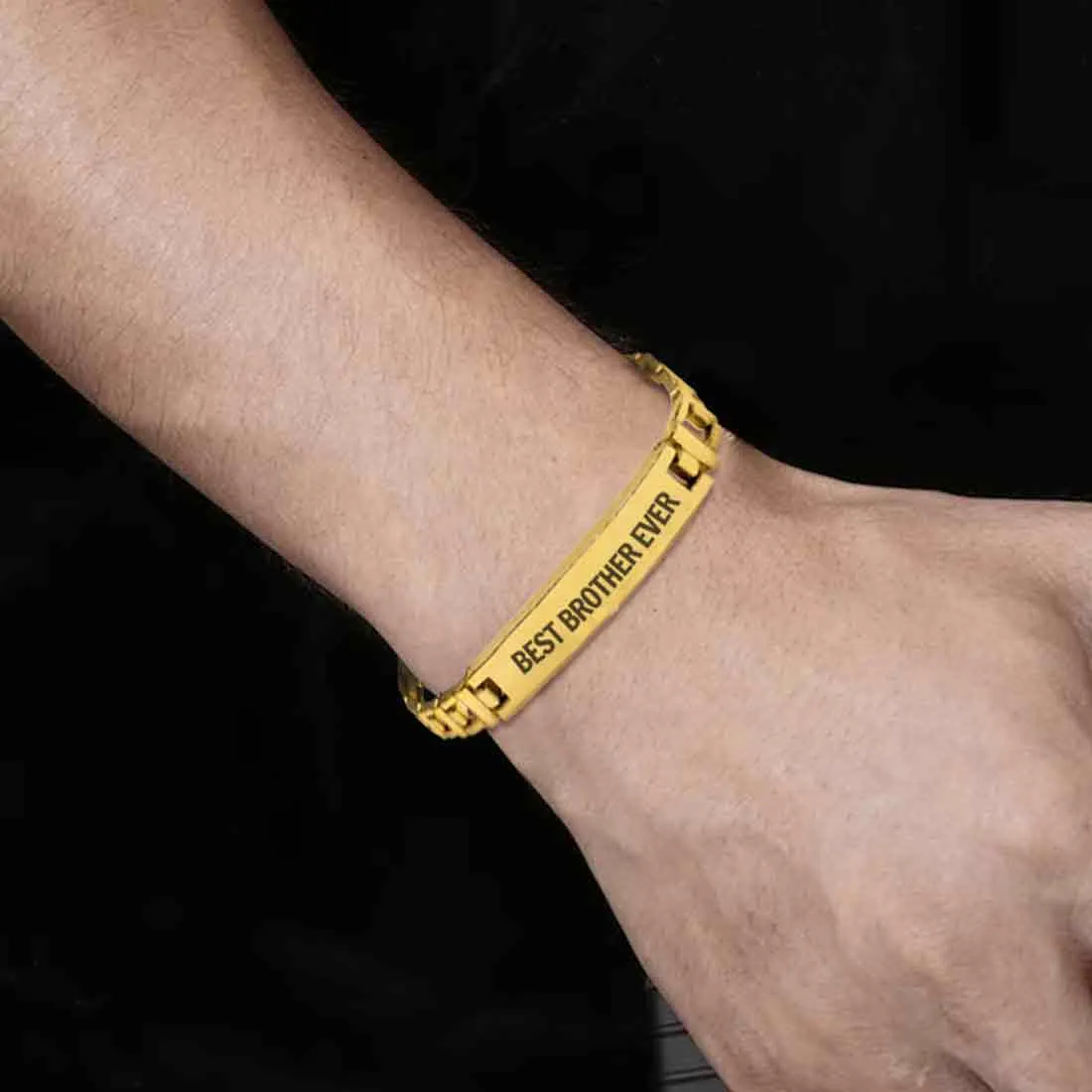 Rakhi Bracelet For Brother Stylish Metal Rakshabandhan Rakhis-Best Brother Ever