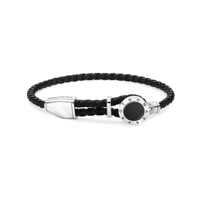 Rebel at Heart Onyx Disc Bracelet A1864-982-11-L25v