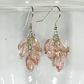 Rose Quartz Multi-Gemstone Drop Earrings