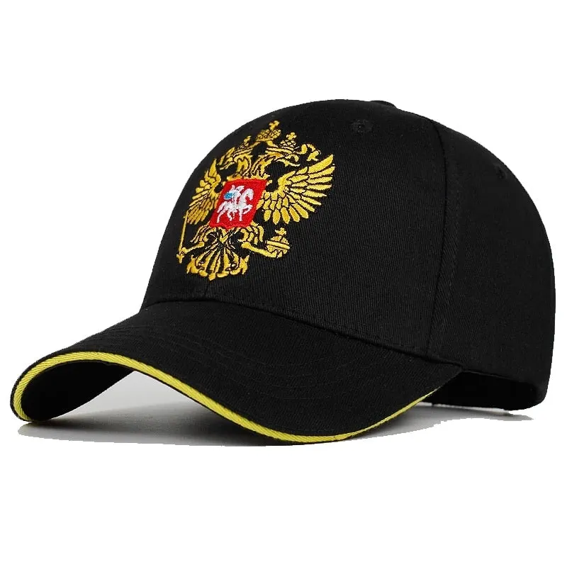 Russia Baseball Caps Russia Badge Embroidery Golf Caps Cotton Snapback Hats Men Women Hip Hop Hats Bone Fashion Sports Hats