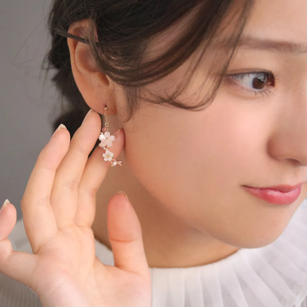 Sakura Twig Mismatched Earrings