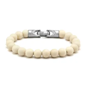 Spiritual Bead Bracelet, 8MM - Riverstone