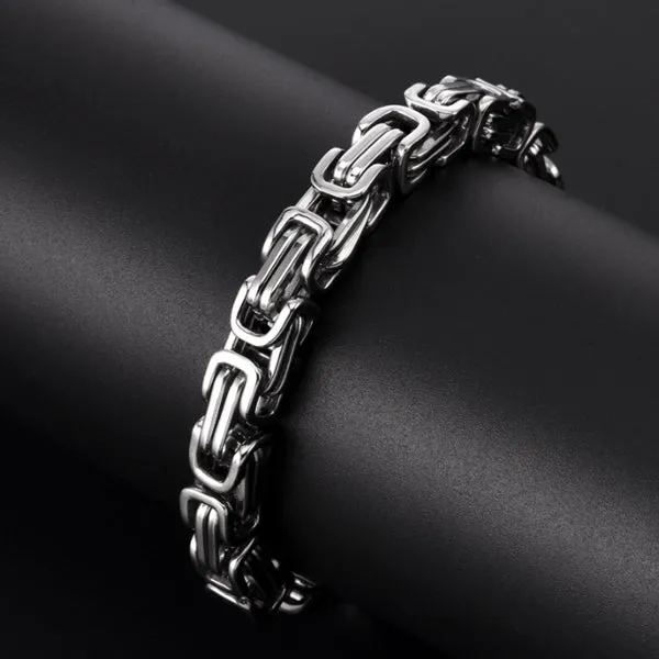 Stainless Steel Hip Hop Bracelet 不銹鋼嘻哈手鍊 (KJBR16058a)