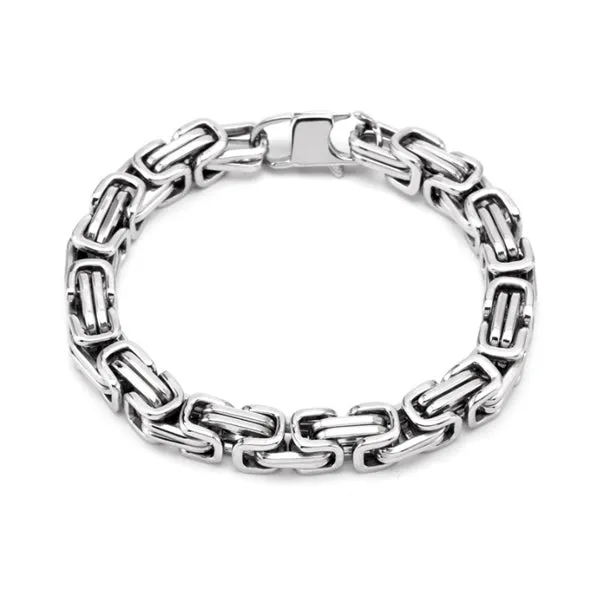 Stainless Steel Hip Hop Bracelet 不銹鋼嘻哈手鍊 (KJBR16058a)