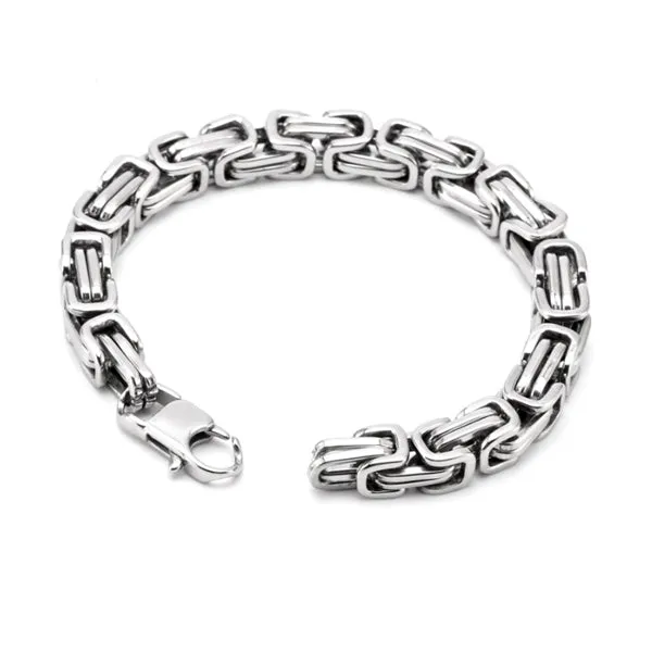 Stainless Steel Hip Hop Bracelet 不銹鋼嘻哈手鍊 (KJBR16058a)