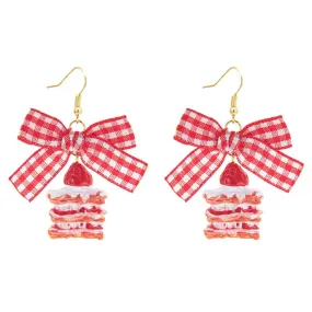 Strawberry Cake Earrings