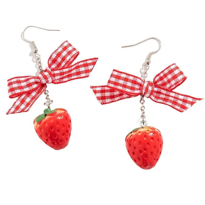 Strawberry Cake Earrings