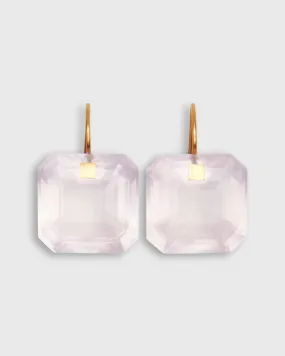 Summer Earrings in Rose Quartz