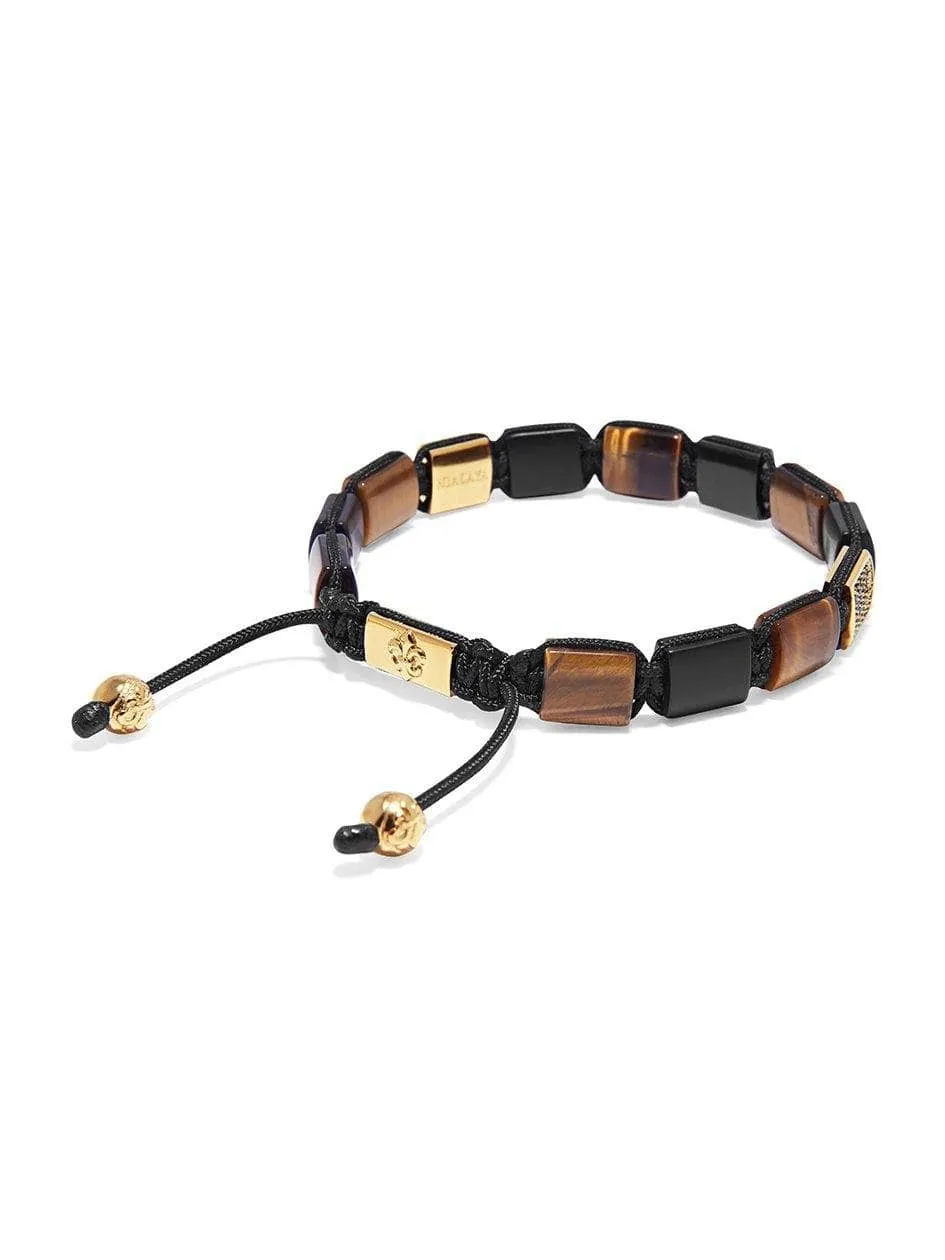 The CZ Flatbead Collection - Brown Tiger Eye and Matte Onyx