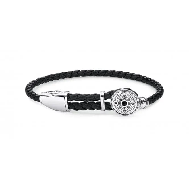 Thomas Sabo Rebel at Heart Cross Leather Bracelet A1861-949-11-L25v