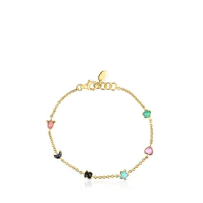 Tous Glory Bracelet in Gold Vermeil with Gemstones 918591520