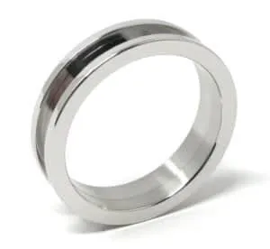 Two piece 6mm Stainless Steel Ring Core & Screw Fit