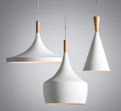 Ulrika Scandinavian Contemporary Wooden Top Pendant Light