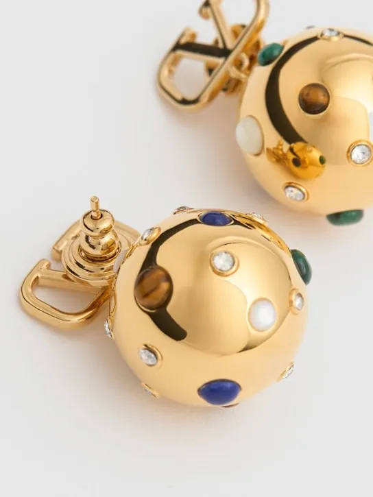 Valentino Garavani   Vlogo Signature Universe drop earrings 