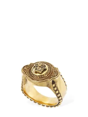 Versace   Medusa thick ring 