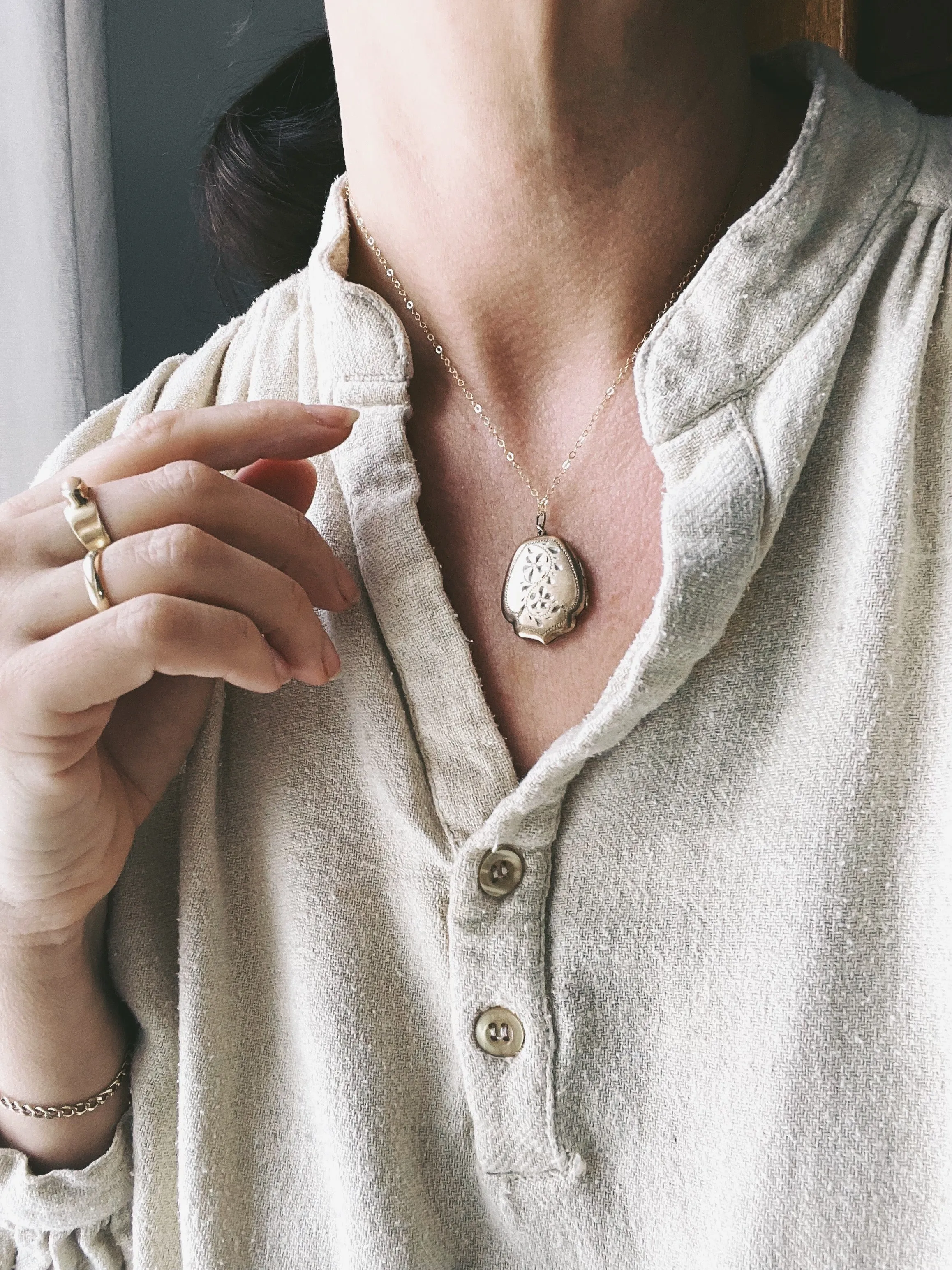 Victorian Alyssum Locket