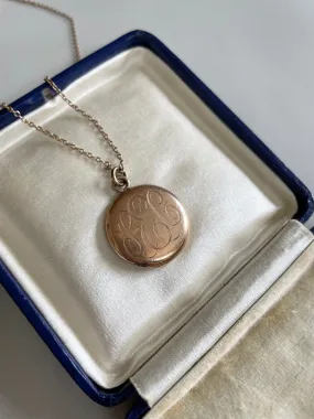 Victorian Rose Gold Locket